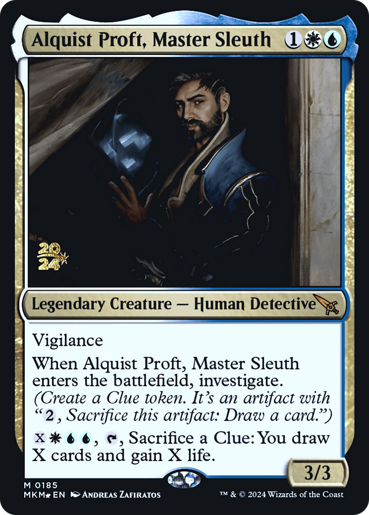 Alquist Proft, Master Sleuth [Murders at Karlov Manor Prerelease Promos] | The CG Realm