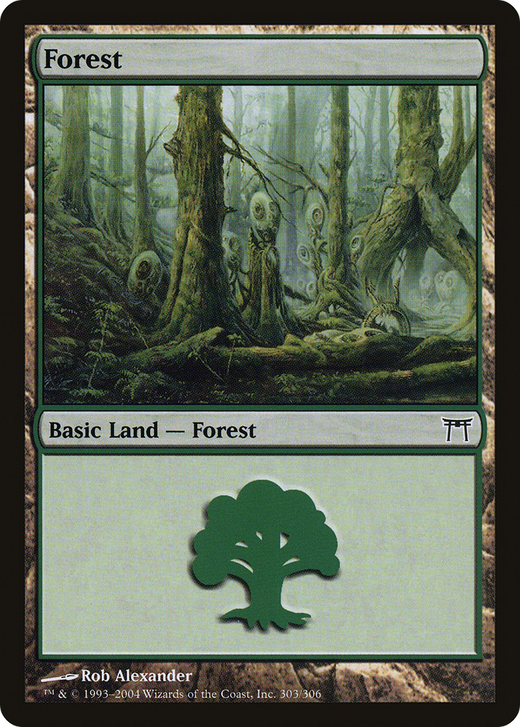 Forest (303) (CHK-303) - Champions of Kamigawa