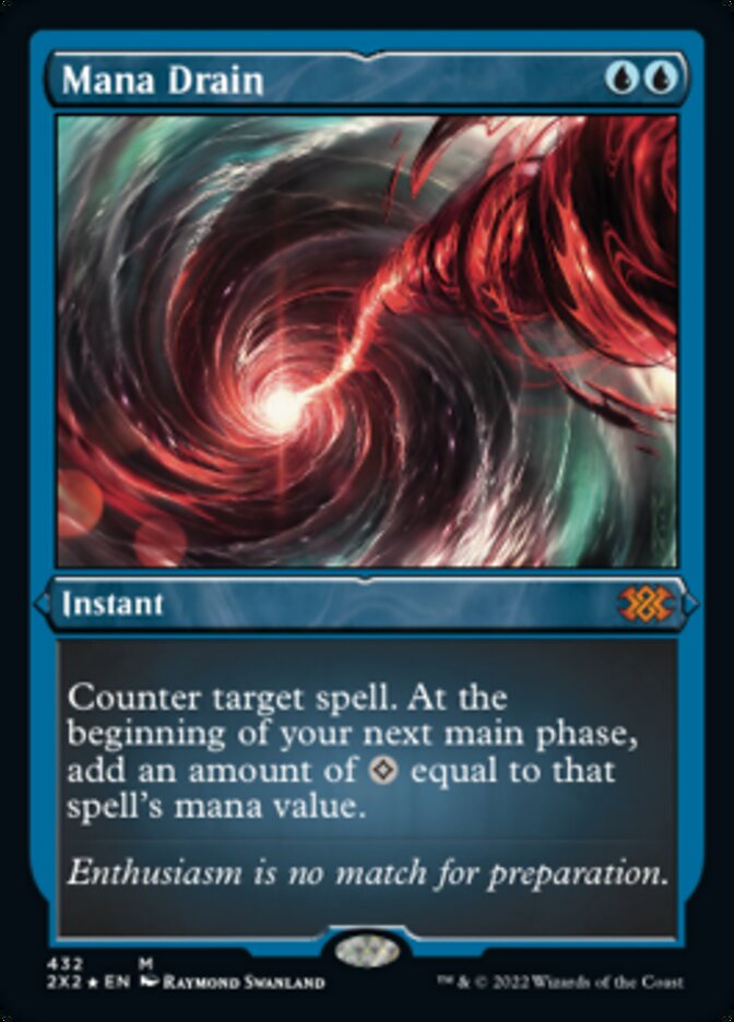 Mana Drain (Foil Etched) [Double Masters 2022] | The CG Realm