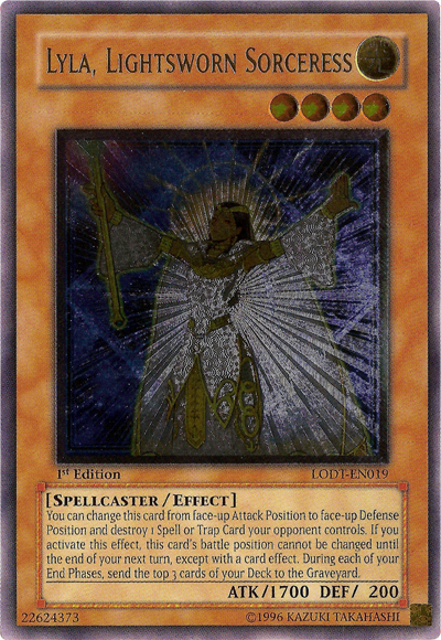Lyla, Lightsworn Sorceress [LODT-EN019] Ultimate Rare | The CG Realm