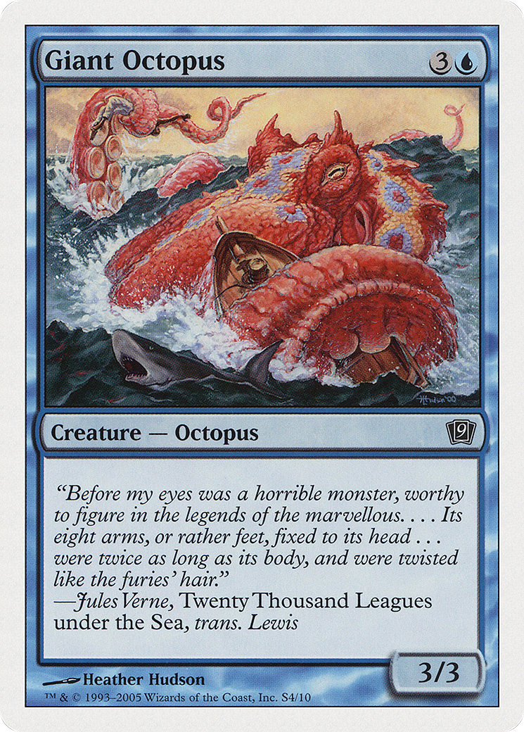 Giant Octopus (9ED-0S4) - 9th Edition