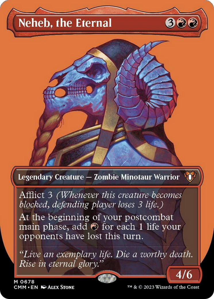 Neheb, the Eternal (Borderless Profile) [Commander Masters] | The CG Realm