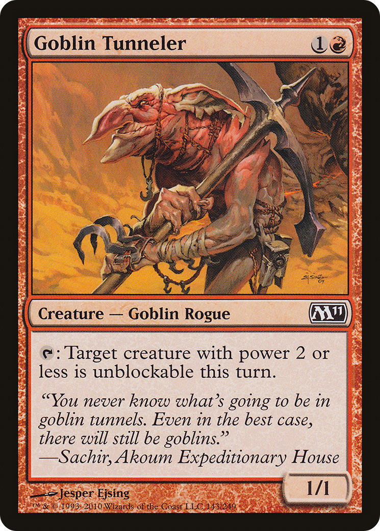 Goblin Tunneler (M11-143) - Magic 2011