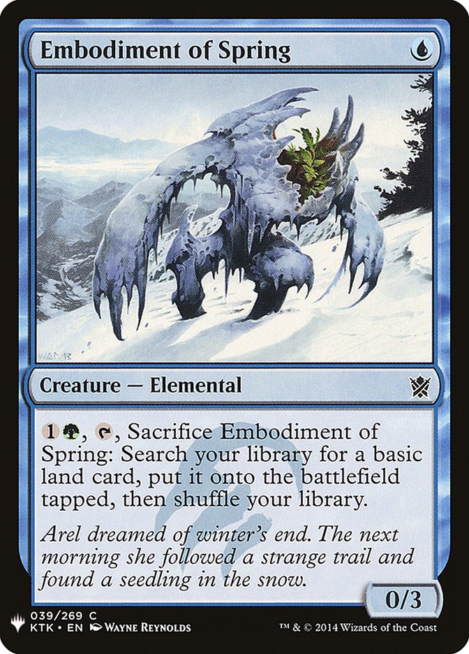 Embodiment of Spring [Mystery Booster] | The CG Realm
