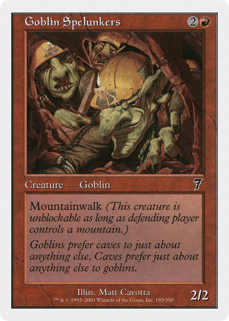 Goblin Spelunkers (7ED-193) - 7th Edition