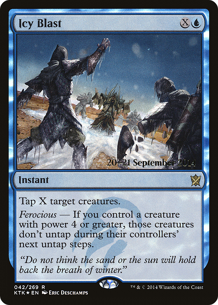 Icy Blast (PRE-042) - Khans of Tarkir Promos Foil