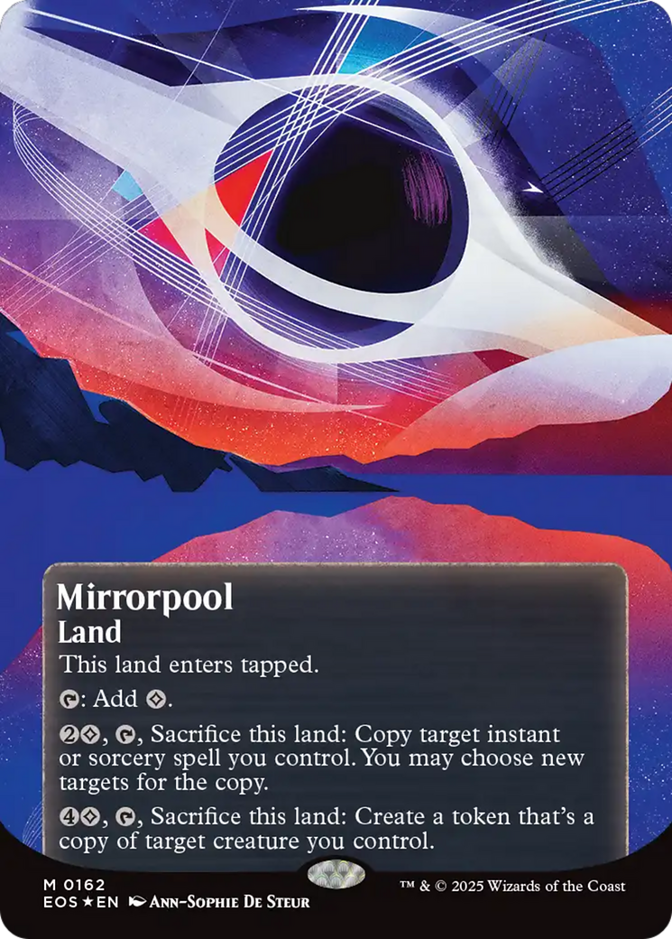 Mirrorpool (0162) (Borderless) (Galaxy Foil) [Edge of Eternities: Stellar Sights] | The CG Realm