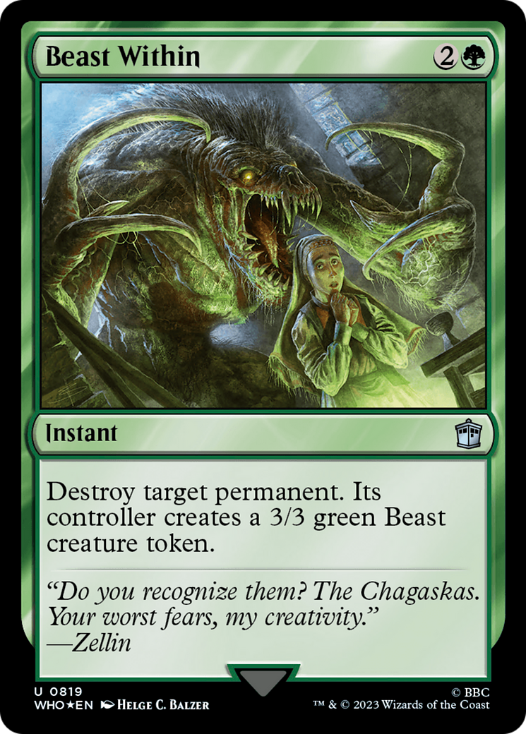 Beast Within (Surge Foil) [Doctor Who] | The CG Realm
