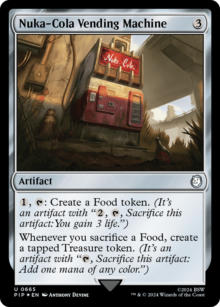 Nuka-Cola Vending Machine (Surge Foil) [Fallout] | The CG Realm