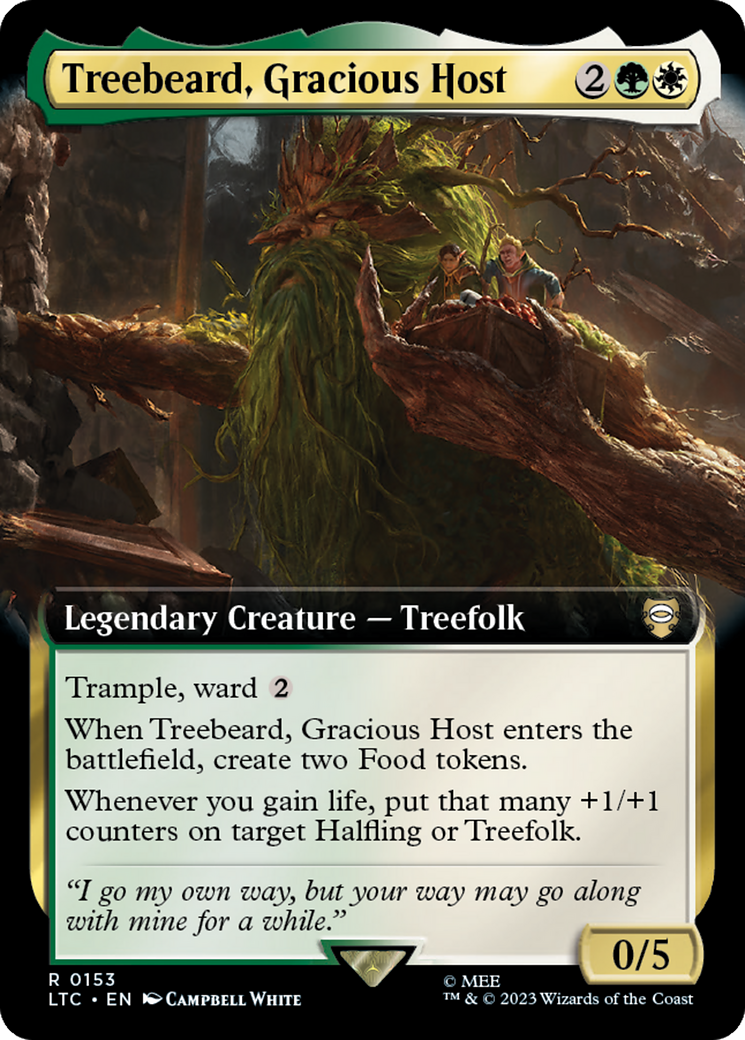 Treebeard, Gracious Host (Extended Art) [The Lord of the Rings: Tales of Middle-Earth Commander] | The CG Realm