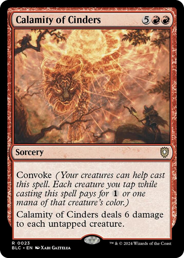 Calamity of Cinders [Bloomburrow Commander] | The CG Realm