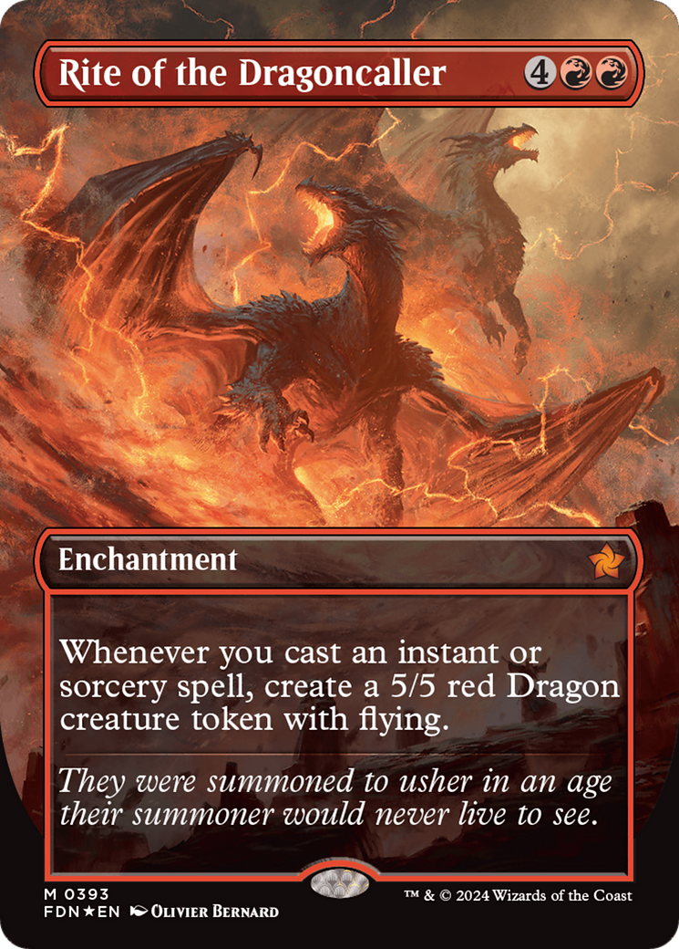 Rite of the Dragoncaller (Mana Foil) [Foundations] | The CG Realm