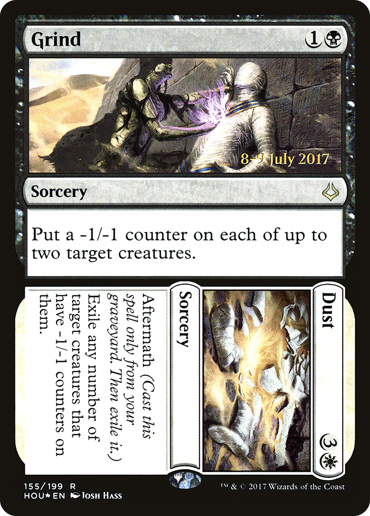 Grind // Dust (PRE-155S) - Hour of Devastation Promos Foil