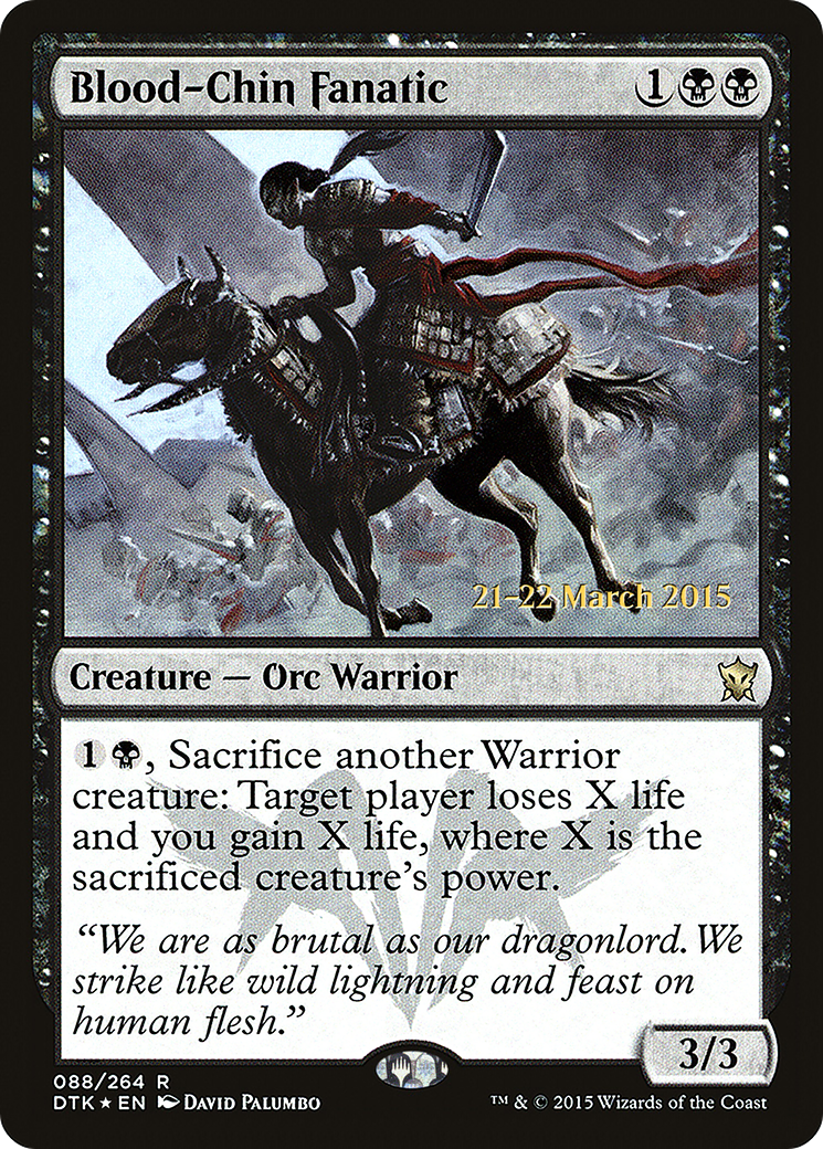 Blood-Chin Fanatic (PRE-088) - Dragons of Tarkir Promos Foil