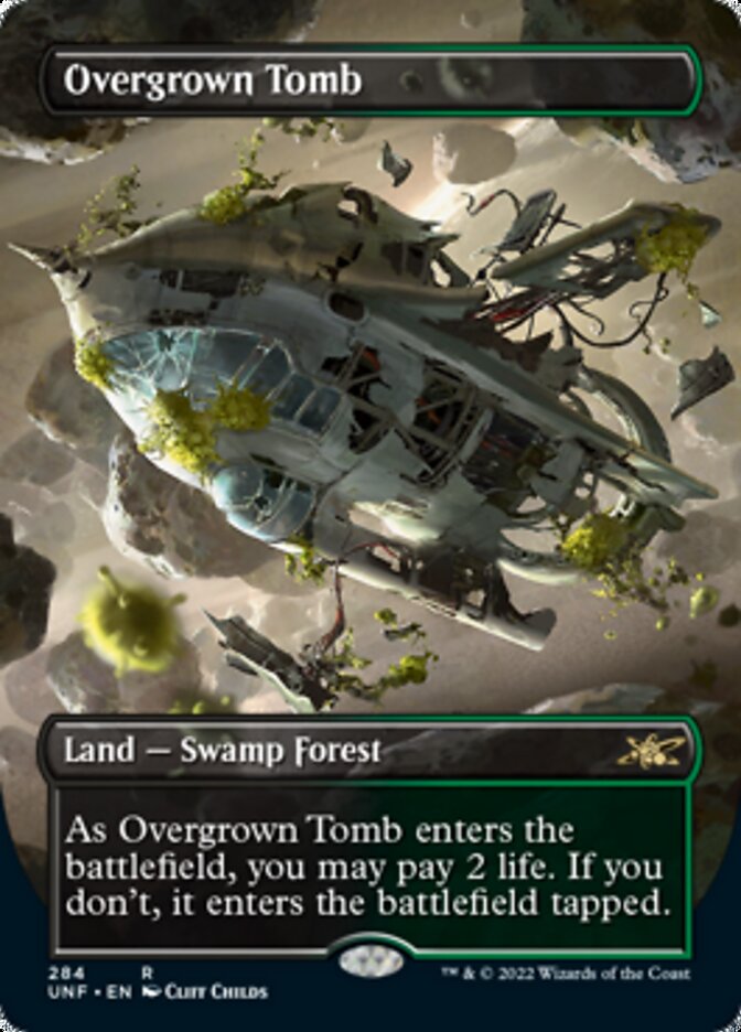 Overgrown Tomb (Borderless) [Unfinity] | The CG Realm
