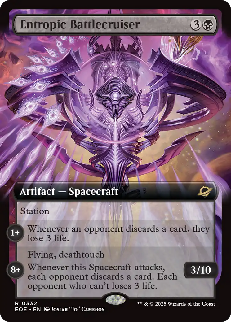 Entropic Battlecruiser (Extended Art) [Edge of Eternities] | The CG Realm