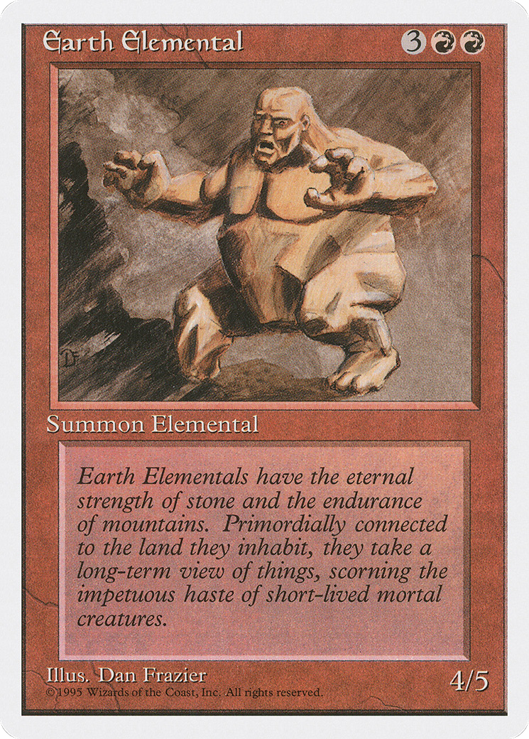 Earth Elemental (4ED-) - Fourth Edition