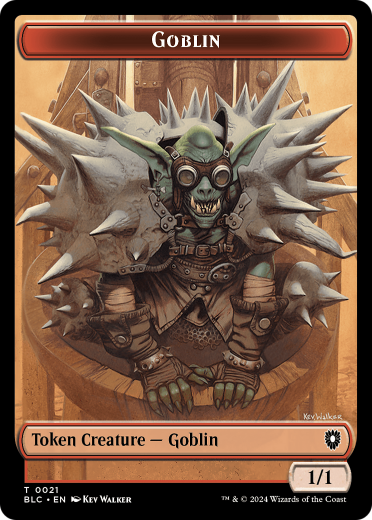 Illusion // Goblin Double-Sided Token [Bloomburrow Commander Tokens] | The CG Realm