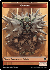 Illusion // Goblin Double-Sided Token [Bloomburrow Commander Tokens] | The CG Realm