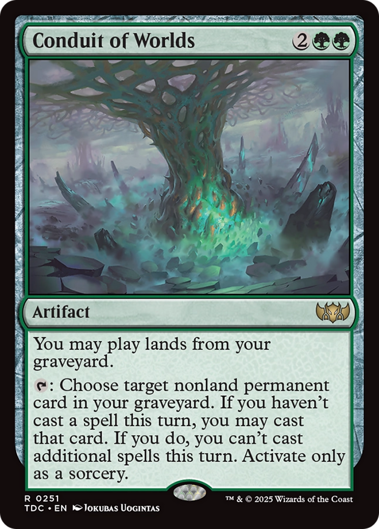 Conduit of Worlds [Tarkir: Dragonstorm Commander] | The CG Realm