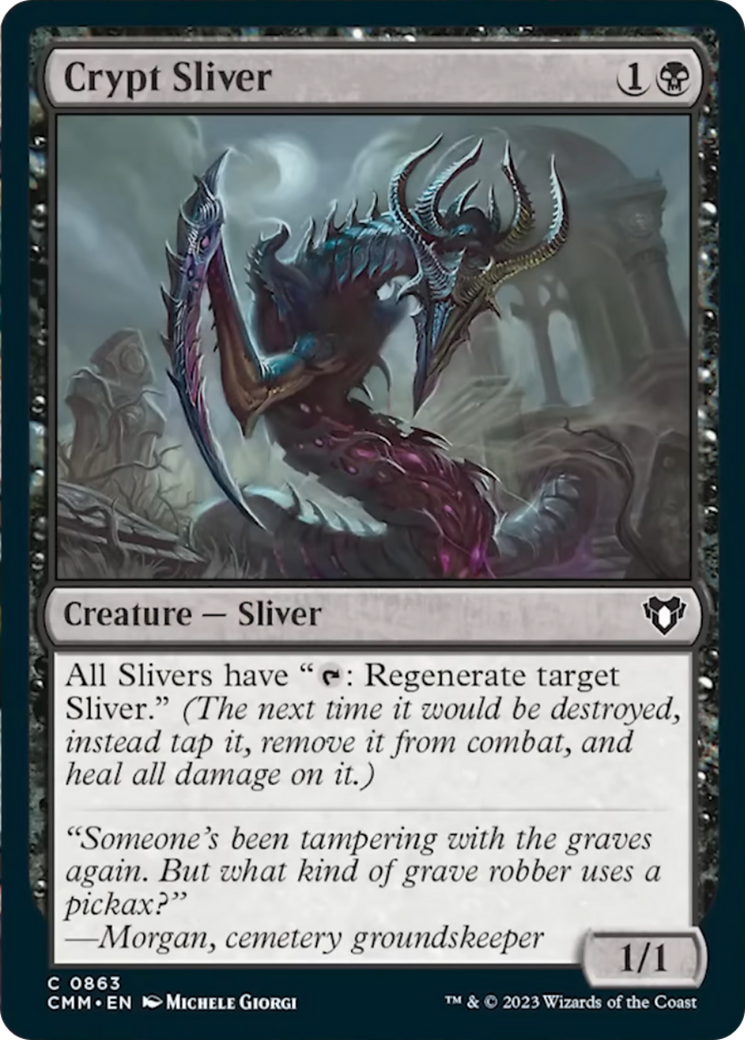Crypt Sliver [Commander Masters] | The CG Realm
