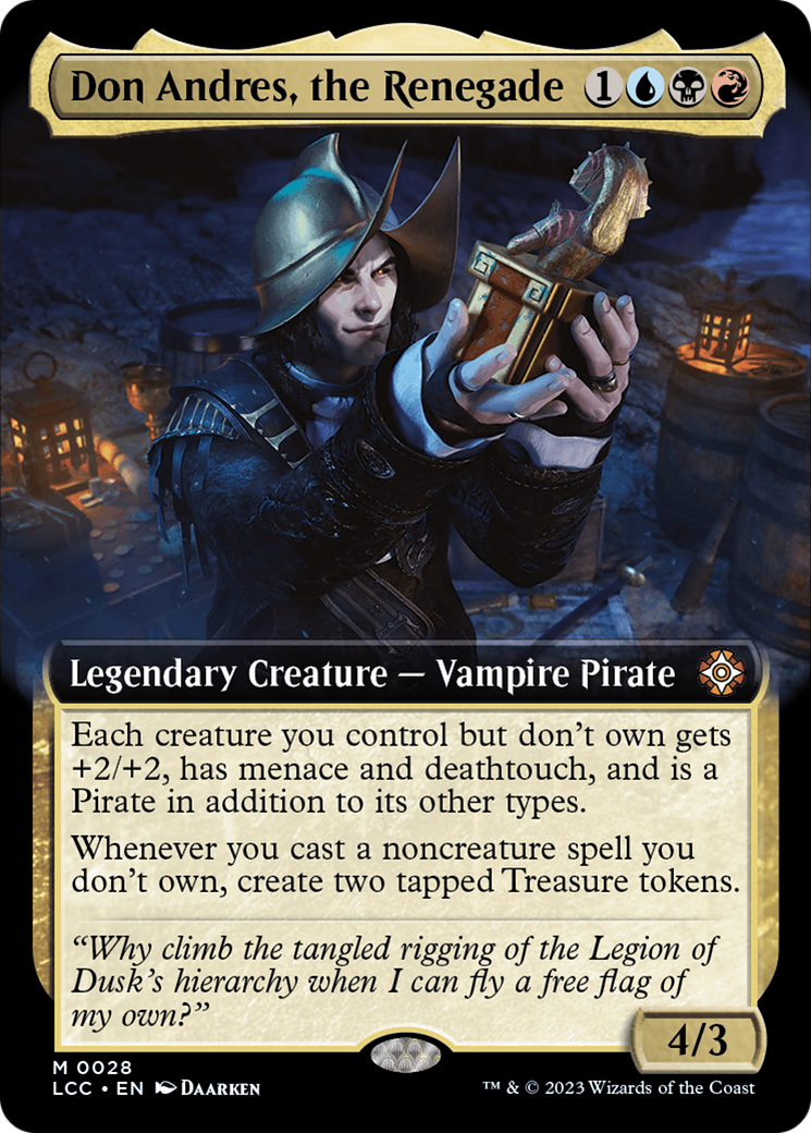 Don Andres, the Renegade (Extended Art) [The Lost Caverns of Ixalan Commander] | The CG Realm