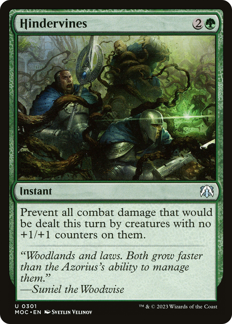 Hindervines [March of the Machine Commander] | The CG Realm
