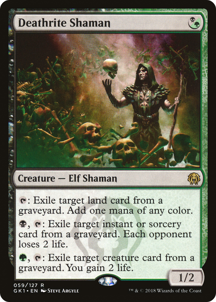 Deathrite Shaman (GR1-059) - GRN Guild Kit