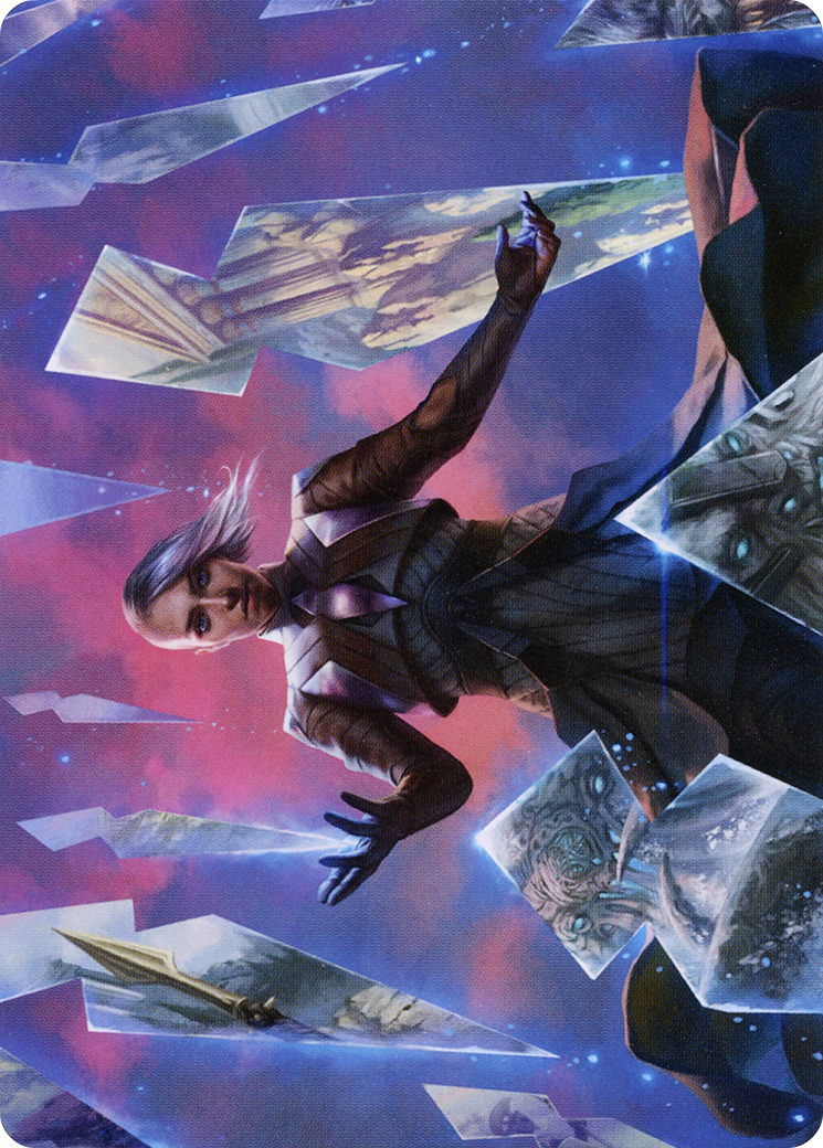 Behold the Multiverse Art Card (ASKHM-010) - Art Series: Kaldheim (Borderless) Foil