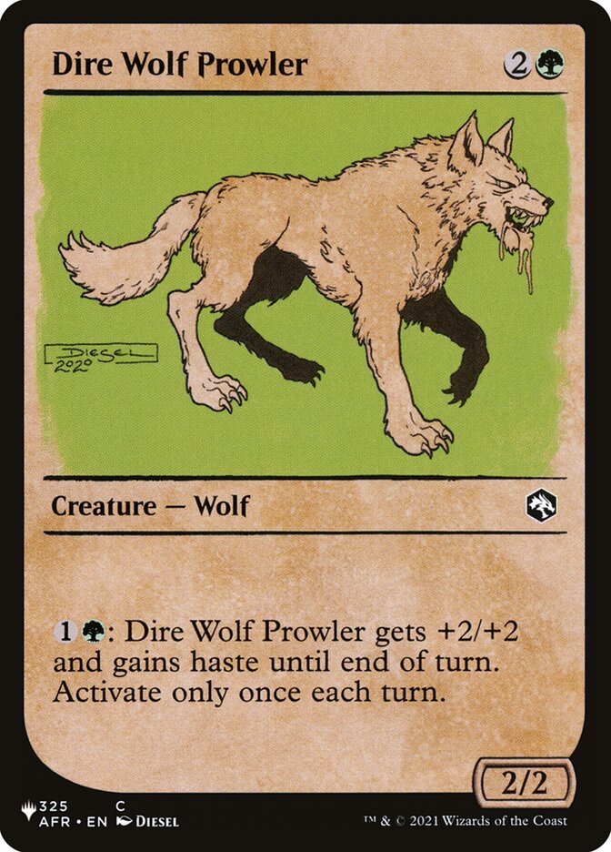 Dire Wolf Prowler (Showcase) [The List] | The CG Realm