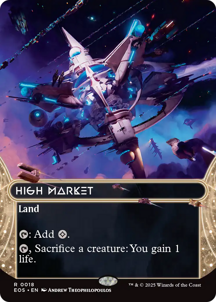 High Market (0018) (Borderless) [Edge of Eternities: Stellar Sights] | The CG Realm