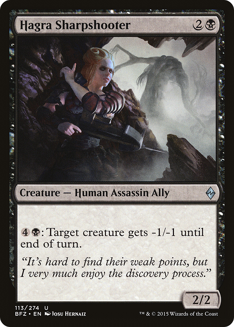 Hagra Sharpshooter (BFZ-113) - Battle for Zendikar