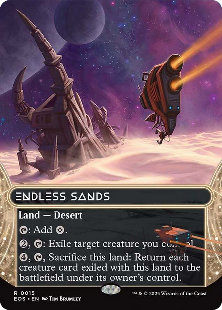 Endless Sands (0015) (Borderless) [Edge of Eternities: Stellar Sights] | The CG Realm