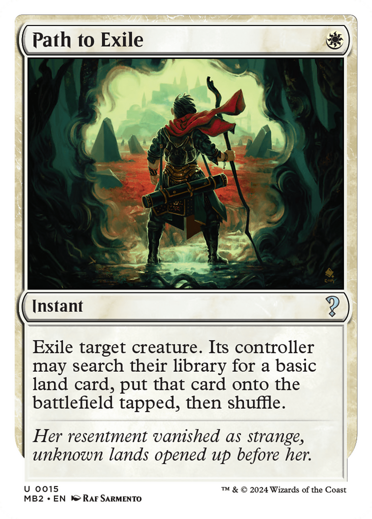 Path to Exile (White Border) [Mystery Booster 2] | The CG Realm