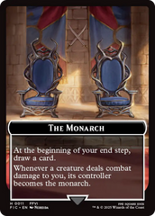 The Blackjack // The Monarch Double-Sided Token [FINAL FANTASY Commander Tokens] | The CG Realm