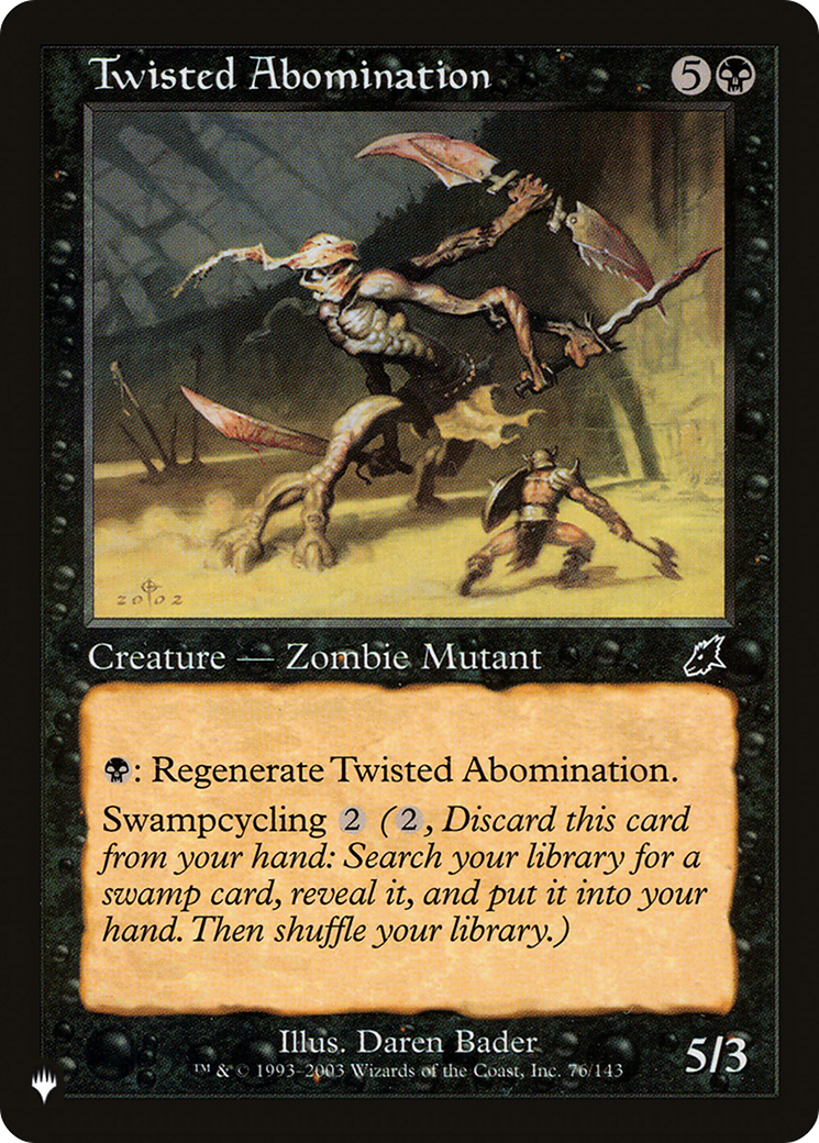 Twisted Abomination [The List] | The CG Realm