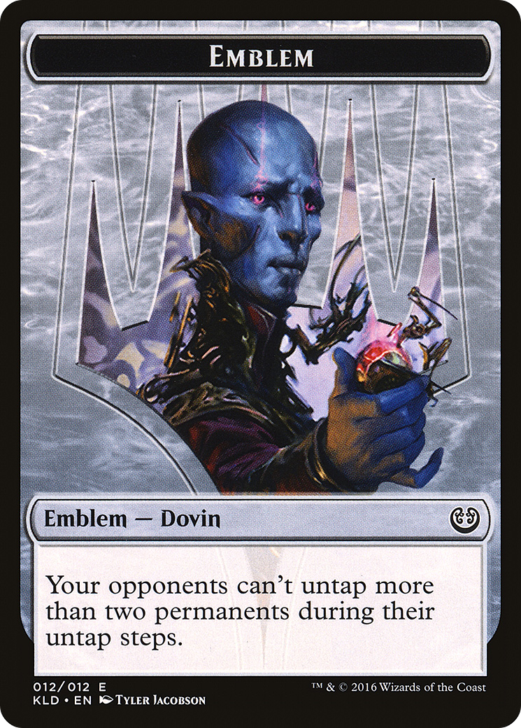 Emblem - Dovin Baan (KLD-012) - Kaladesh Tokens