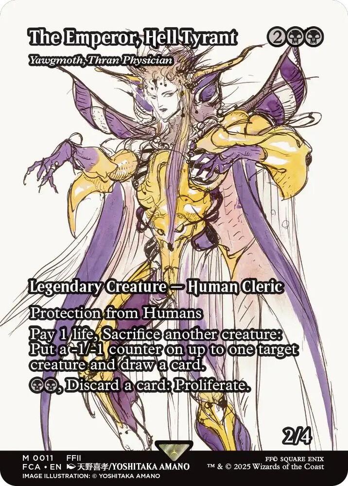 The Emperor, Hell Tyrant - Yawgmoth, Thran Physician (Showcase) [FINAL FANTASY : Through the Ages] | The CG Realm