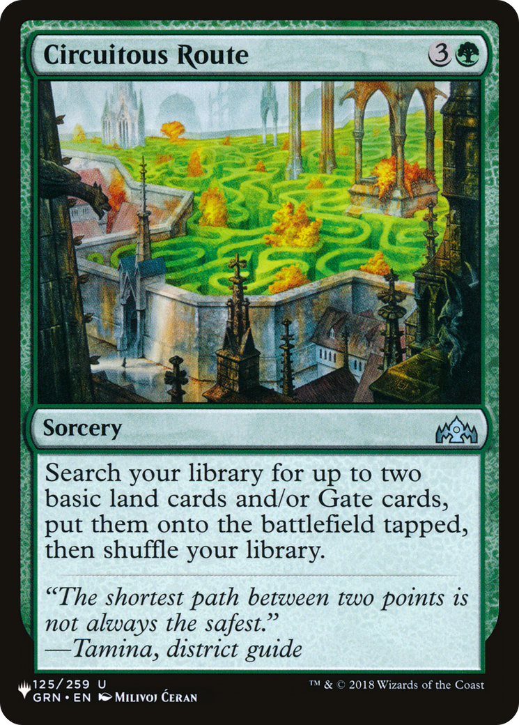 Circuitous Route (LIST-125/259) - The List Reprints