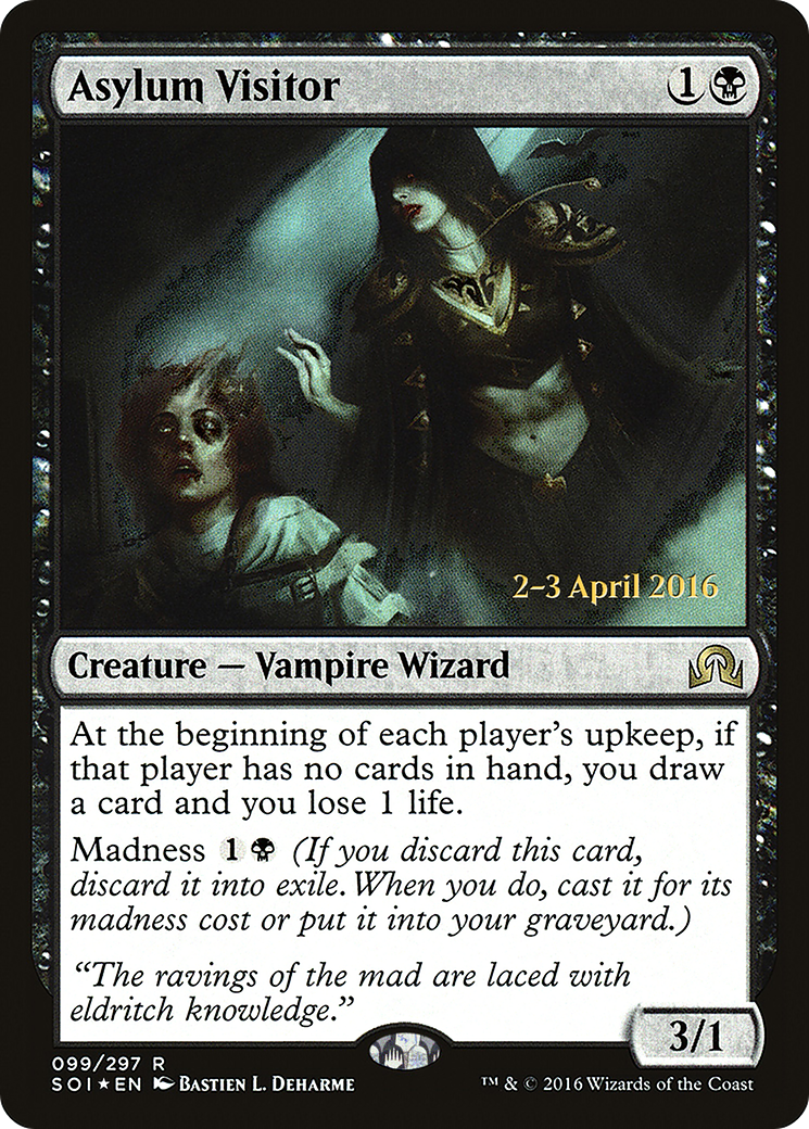 Asylum Visitor (PRE-099) - Shadows over Innistrad Promos Foil