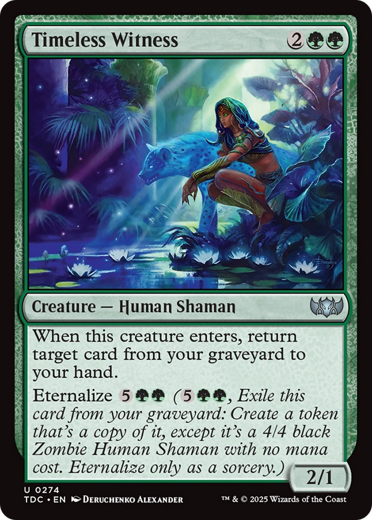 Timeless Witness [Tarkir: Dragonstorm Commander] | The CG Realm