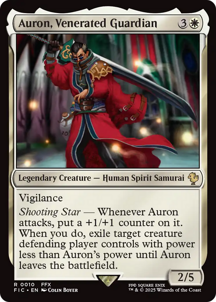 Auron, Venerated Guardian [FINAL FANTASY Commander] | The CG Realm