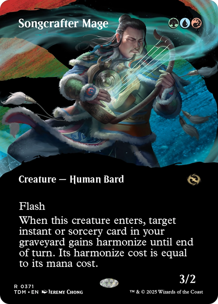 Songcrafter Mage (Borderless) [Tarkir: Dragonstorm] | The CG Realm