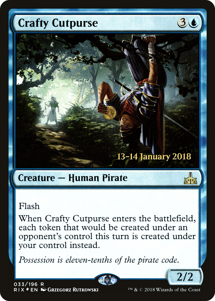 Crafty Cutpurse (PRE-33S) - Rivals of Ixalan Promos Foil