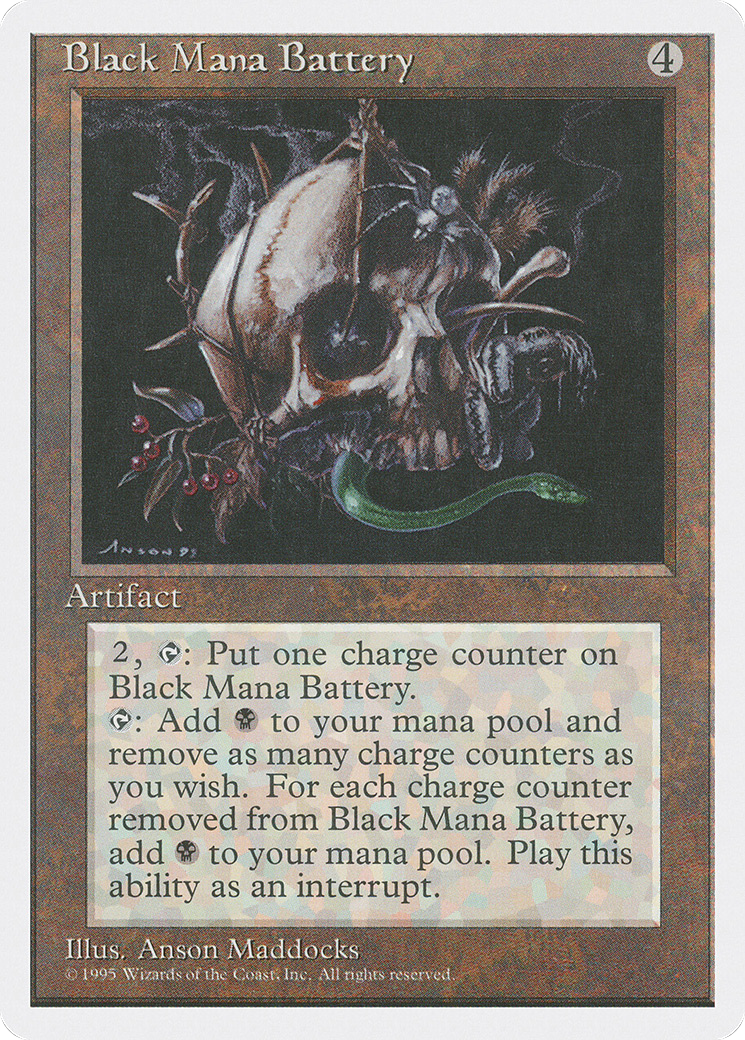 Black Mana Battery (4ED-) - Fourth Edition