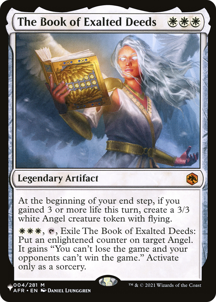 The Book of Exalted Deeds [Secret Lair: Angels] | The CG Realm