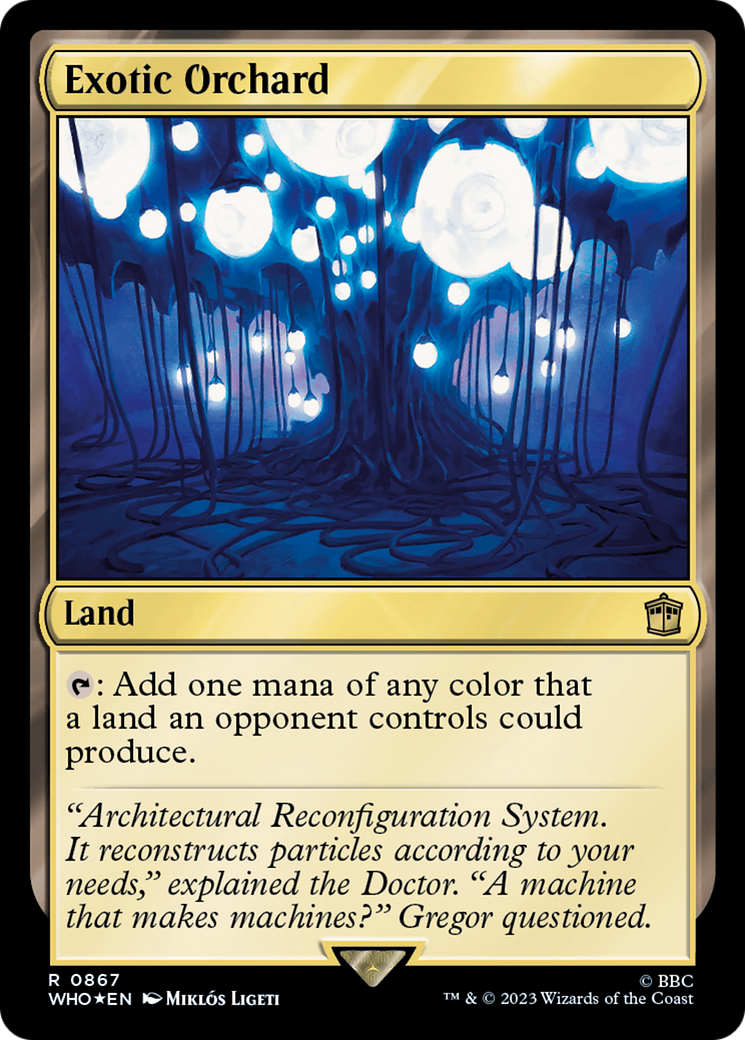 Exotic Orchard (Surge Foil) [Doctor Who] | The CG Realm