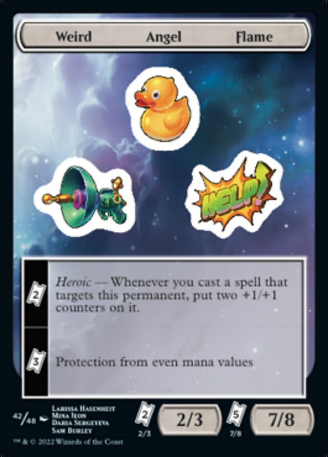 Weird Angel Flame [Unfinity Stickers] | The CG Realm