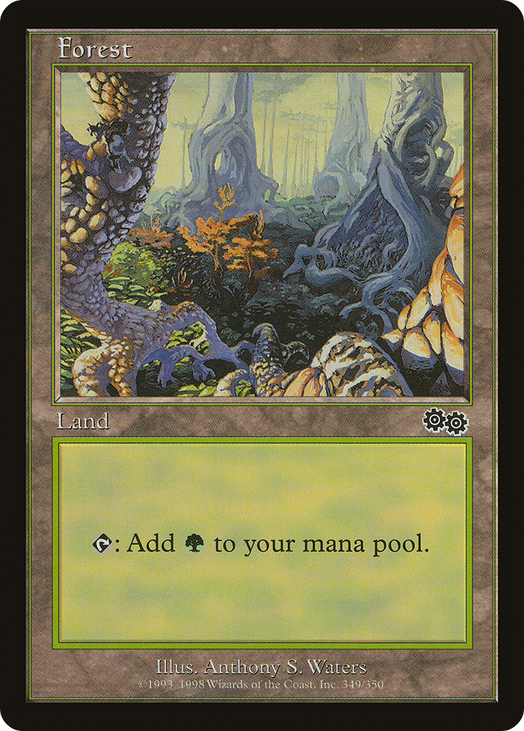 Forest (349) (USG-349) - Urza's Saga