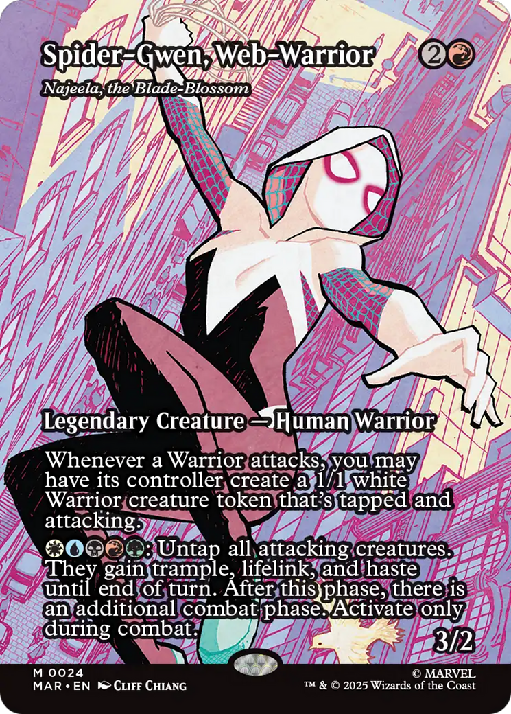 Spider-Gwen, Web-Warrior - Najeela, the Blade-Blossom [Marvel's Spider-Man: Eternal-Legal] | The CG Realm